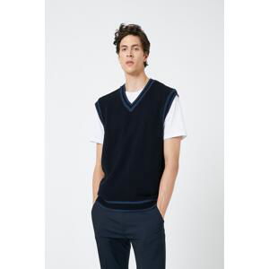 Koton Men's Navy Blue Sweater