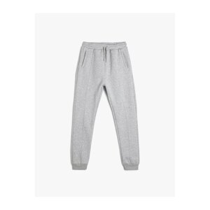 Koton Basic Jogger Sweatpants Raised Pocket Tie Waist