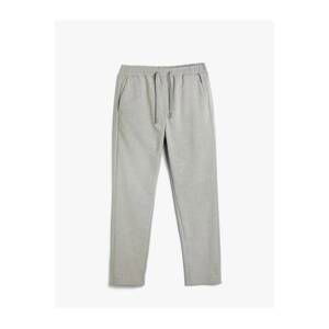 Koton Fabric Trousers Tied Waist Slim Fit Pocket Detailed