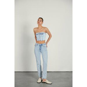 VATKALI High Waist Mom Jeans