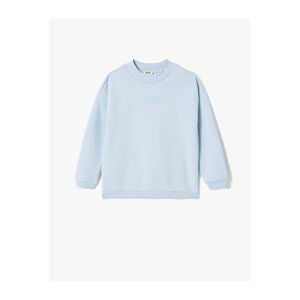 Koton Raised Sweatshirt High Neck Long Sleeve