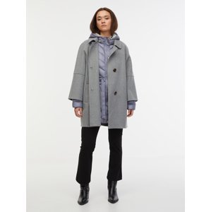 Orsay Women's Grey Wool Coat - Women's