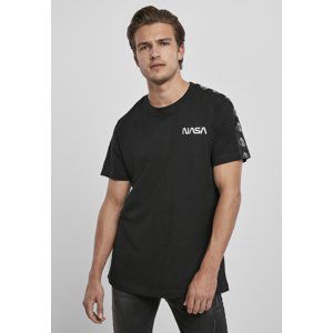 NASA Rocket Tape Tee Black