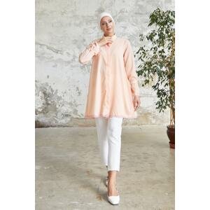 InStyle Button Detailed Shirt - Salmon