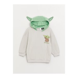 LC Waikiki Long Sleeve Star Wars Printed Baby Boy Hoodie