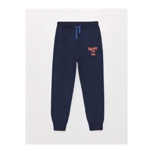 LC Waikiki Printed Boys' Jogger Sweatpants with Elastic Waist