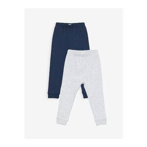 LC Waikiki Basic Elastic Waist Baby Boy Tracksuit Bottoms 2-pack.