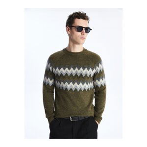 LC Waikiki Men's Crew Neck Long Sleeve Knitwear Sweater