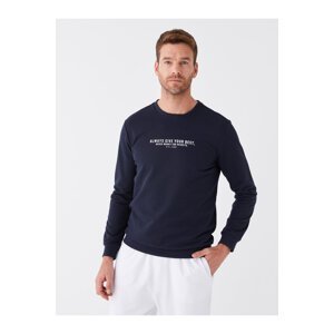 LC Waikiki Men's Crew Neck Long Sleeve Printed Sweatshirt