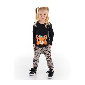 Denokids Little Leopard Girl's T-shirt Trousers Set
