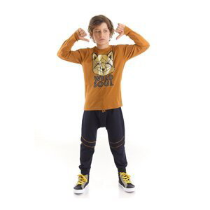 Mushi Gilded Fox Boy's T-shirt Trousers Set