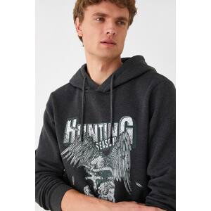 Koton Men's Anthracite Sweatshirt