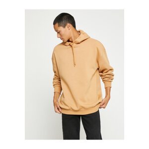 Koton Hooded Oversize Sweatshirt Raised Long Sleeve