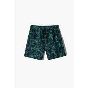Koton Floral Printed Shorts with Tie Waist