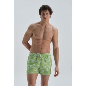 Dagi Green Micro Short Octopus Des. Shorts