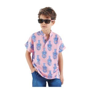 mshb&g Lobster Boy Pink Short Sleeve Summer Shirt