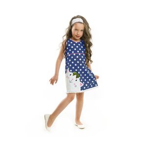 Denokids Chubby Cat Girl's Poplin Dress