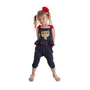 Denokids Cat Pointed Girls Jumpsuit