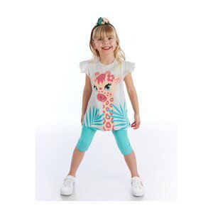 Denokids Fancy Giraffe Girl's T-shirt Tights Set