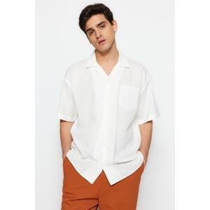 Trendyol White Oversize Fit Summer Shirt
