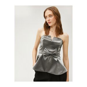 Koton Strapless Bow Detailed Blouse