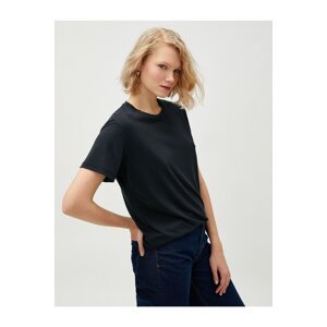 Koton Basic Modal T-Shirt with Short Sleeves