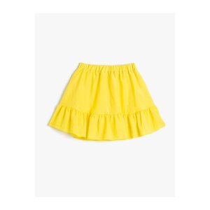 Koton Skirt Layered Ruffles Elastic Waist