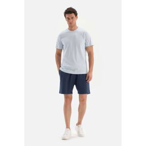 Dagi Navy Blue Flamm 3 Thread Knitted Shorts