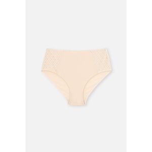 Dagi Ecru Lily High Waist Slip Panties