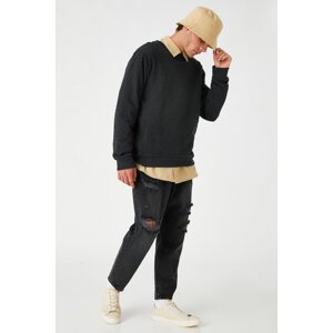 Koton Basic Sweatshirt Crew Neck