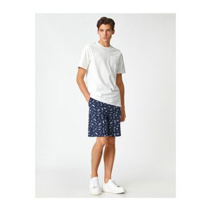 Koton Shorts Waist Tie Pocket Print Detail