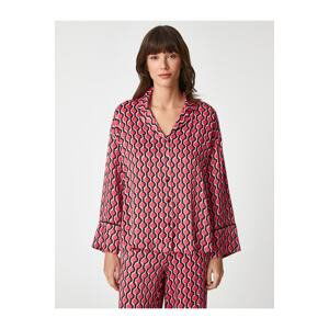 Koton Relaxed Fit Shirt Buttoned Long Sleeve
