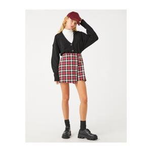 Koton Short Skirt with Metal Accessories