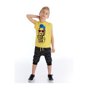 Mushi Xo Cool Boy's T-shirt Capri Shorts Set