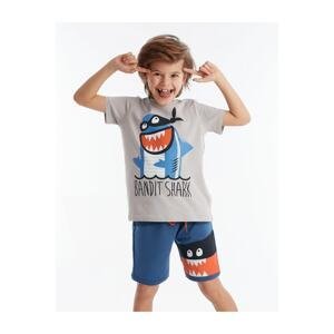 Denokids Bandit Shark Boys T-shirt Shorts Set