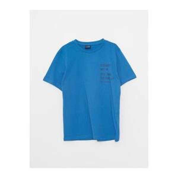 LC Waikiki Crew Neck Printed Short Sleeve Cotton Boy T-Shirt