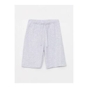LC Waikiki Basic Boys' Pajamas Shorts with Elastic Waist.