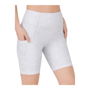 LOS OJOS Women's Brittle Gray High Waist Contouring Double Pocket