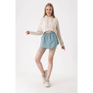 Bigdart 1888 Sweatshirt And Pullover Under Shirt Skirt - Aqua Green