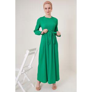 Bigdart 1525 Knitted Hijab Dress - Green