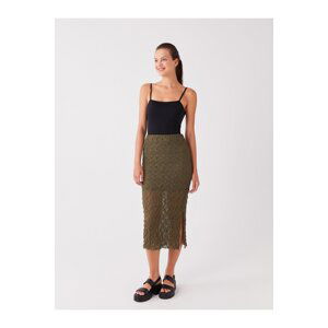 LC Waikiki Women's Extra Tight Fit Patterned Skirt