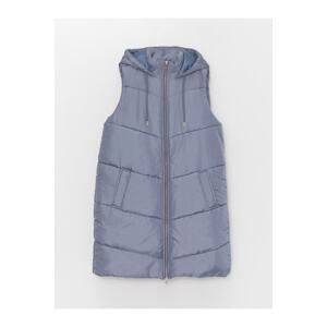 LC Waikiki Women's Hooded Plain Puffer Vest