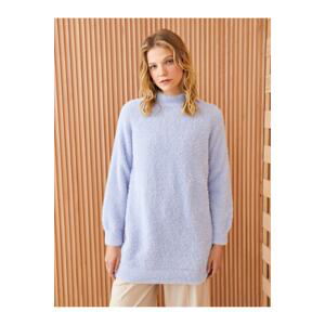 LC Waikiki Half Turtleneck Plain Long Sleeve Women's Knitwear Tunic