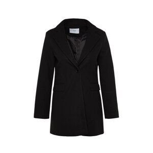 Trendyol Black limitovaná edícia prémiového razeného kabáta