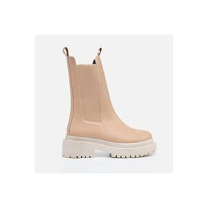 Yaya by Hotiç Natural Pedestrian Women's Flat Boots