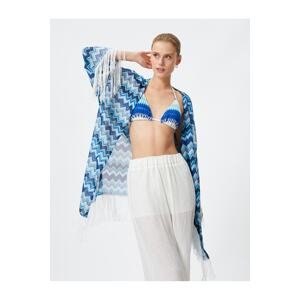 Koton Kimono Sleeves and Skirt with Tassels in a Relaxed Cut.