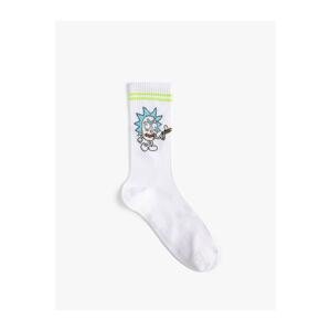 Koton Rick and Morty Socks Licensed Embroidered