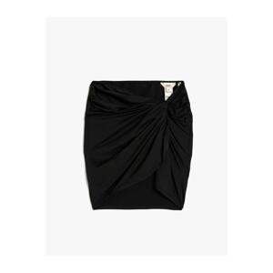 Koton Pareo Skirt Mini Length Gathered