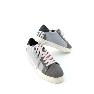 Marjin Men's Sneaker Comes Lace-Up Sneakers Gray