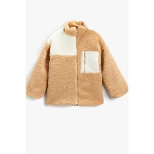 Koton Girls' Camel Hair Jacket